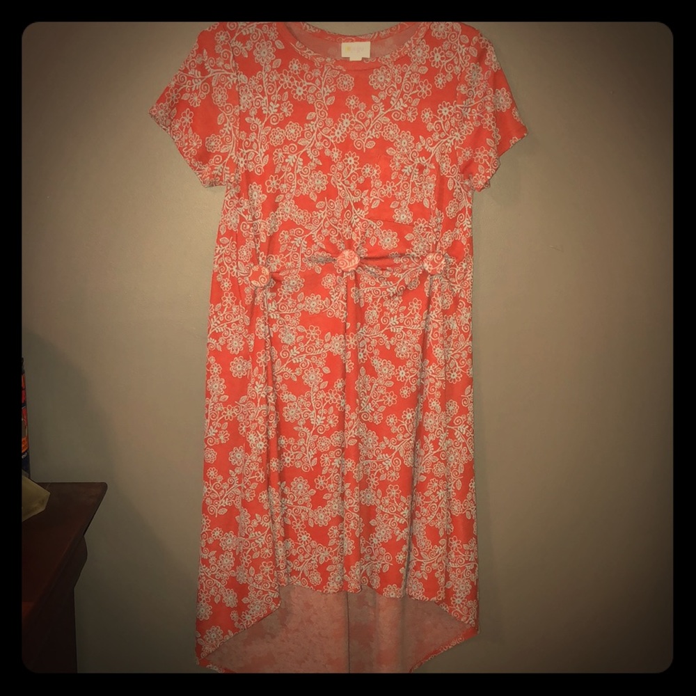 Orange and Light Blue LuLaRoe Carly
